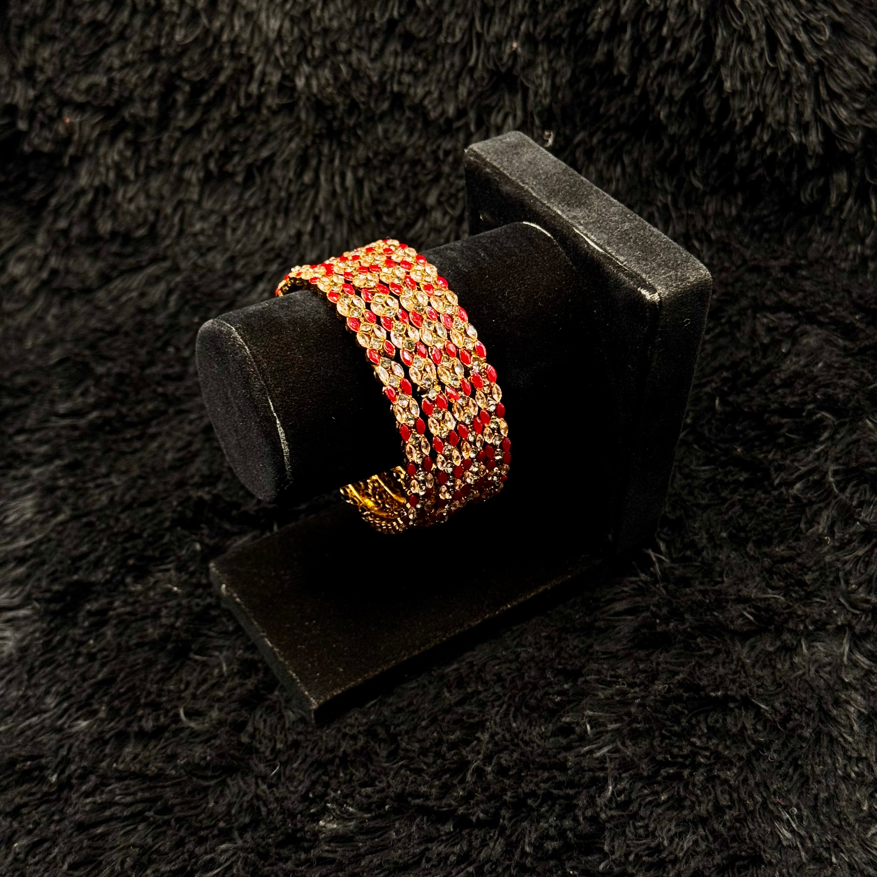 Ruby 4 Piece Bangle Set