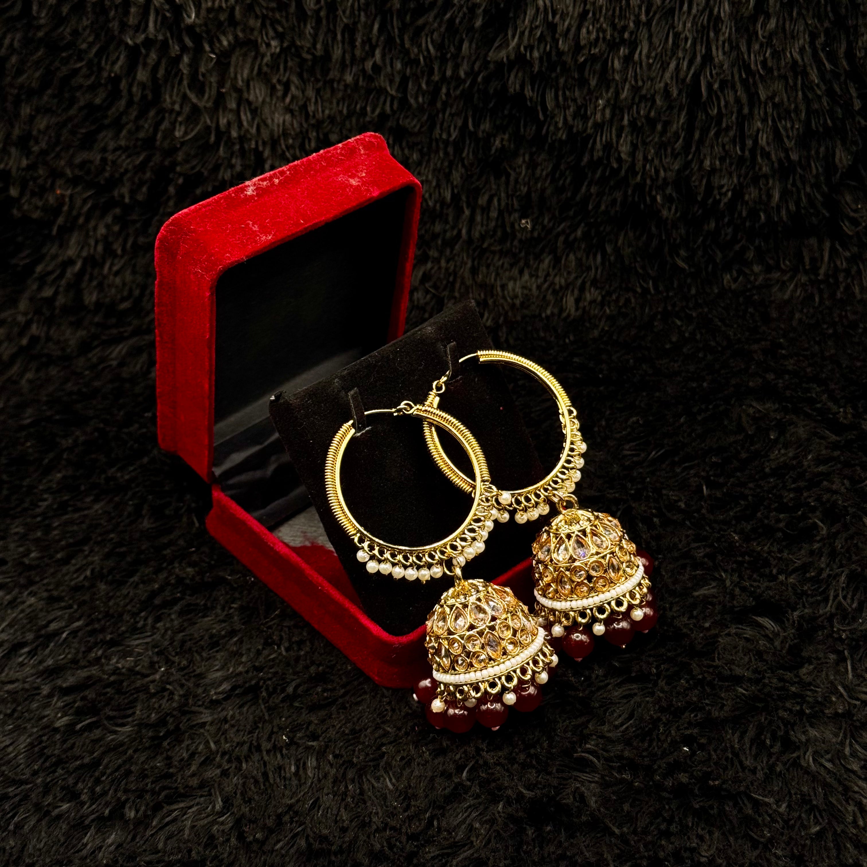 Indian Jhumka Bali Style Earrings