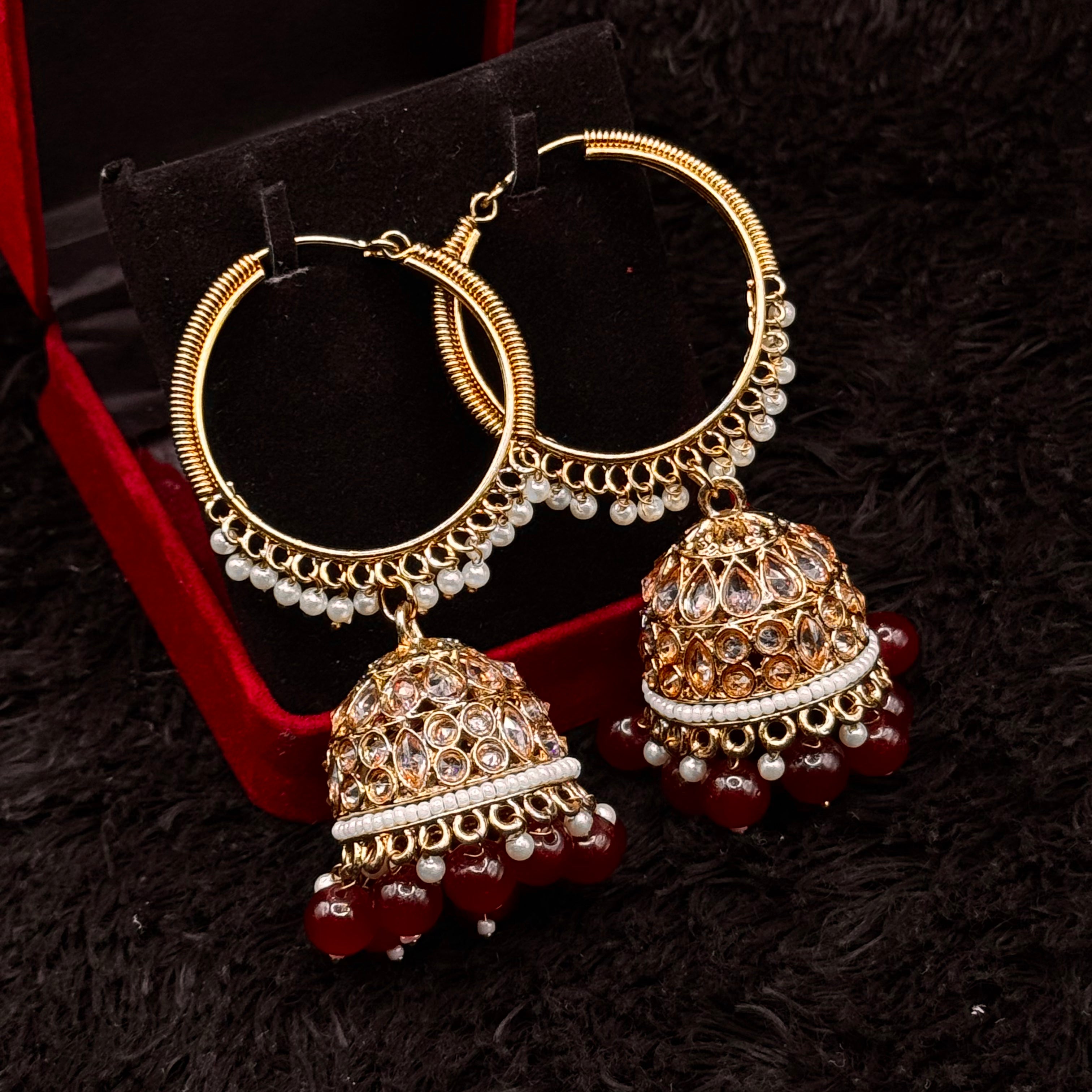 Indian Jhumka Bali Style Earrings