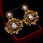 Rajwadi Mother of Pearl Earrings
