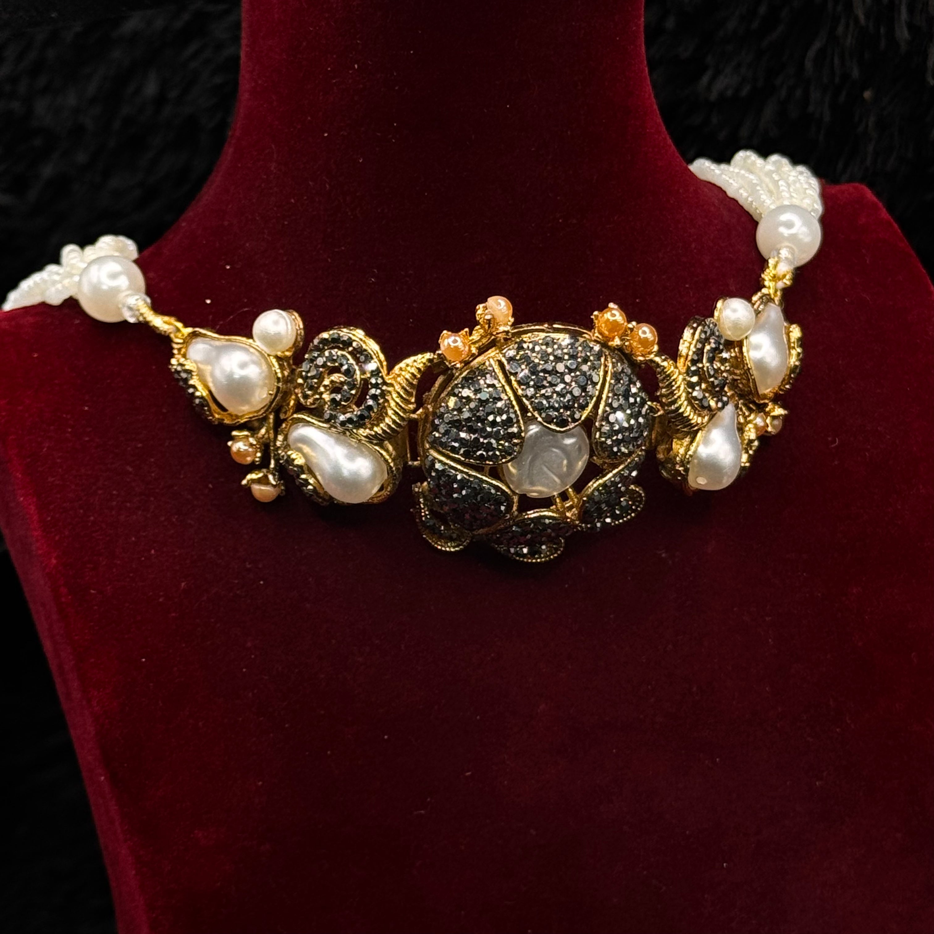 Branch Mother of Pearl Jewelry Set