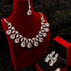 Indian AD Cubic Jewelry Set