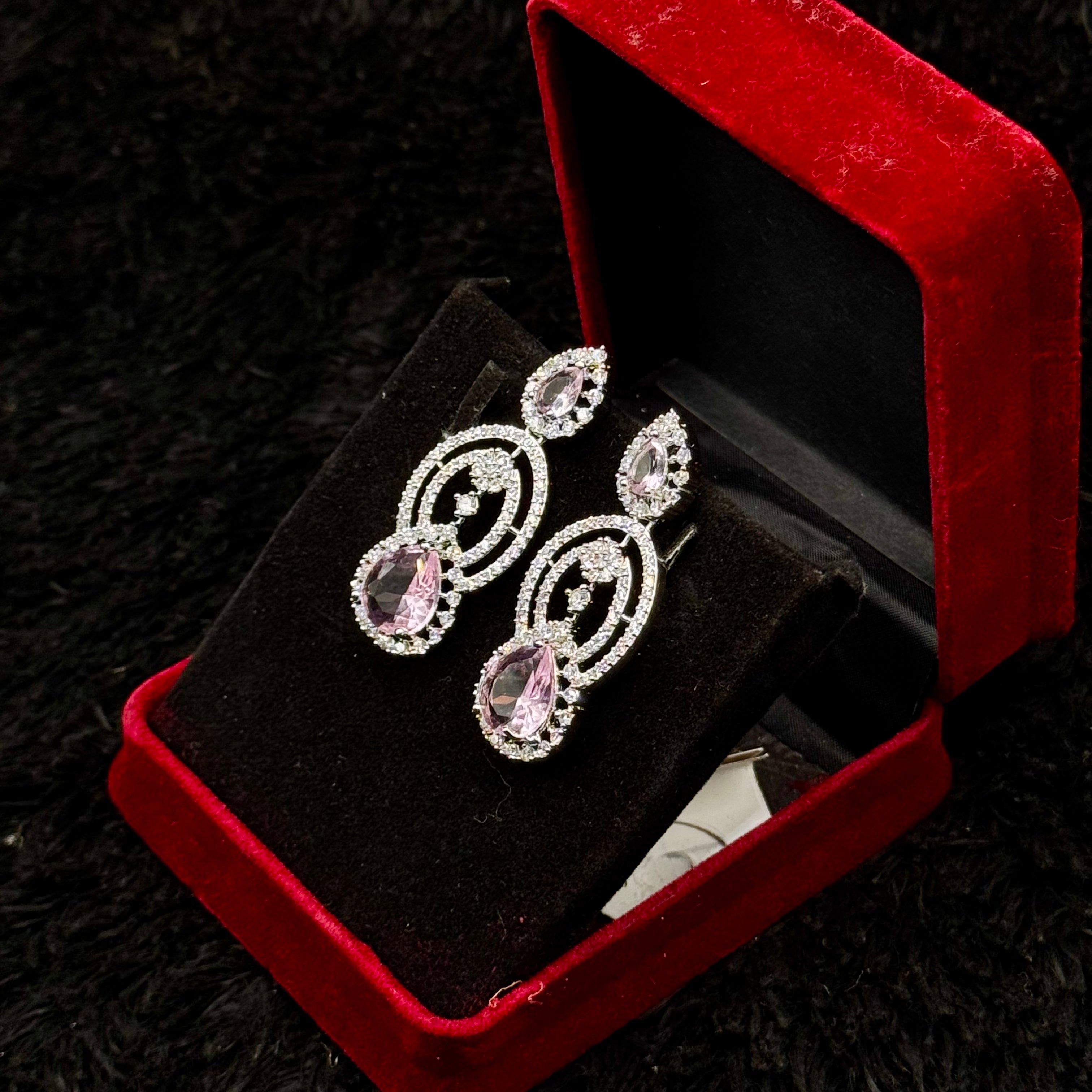 Indian AD Cubic Jewelry Set