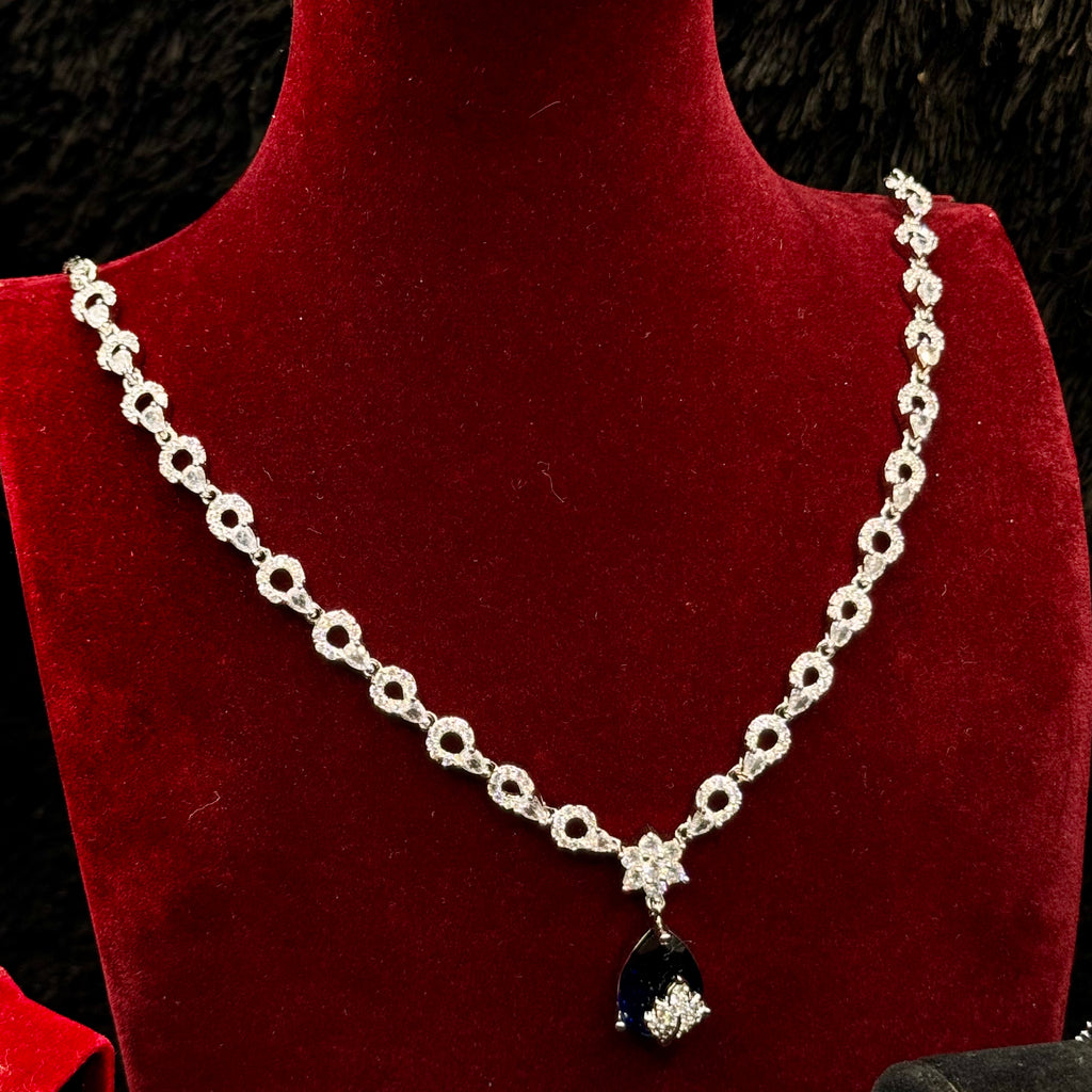 Indian AD Cubic Combo Jewelry Set