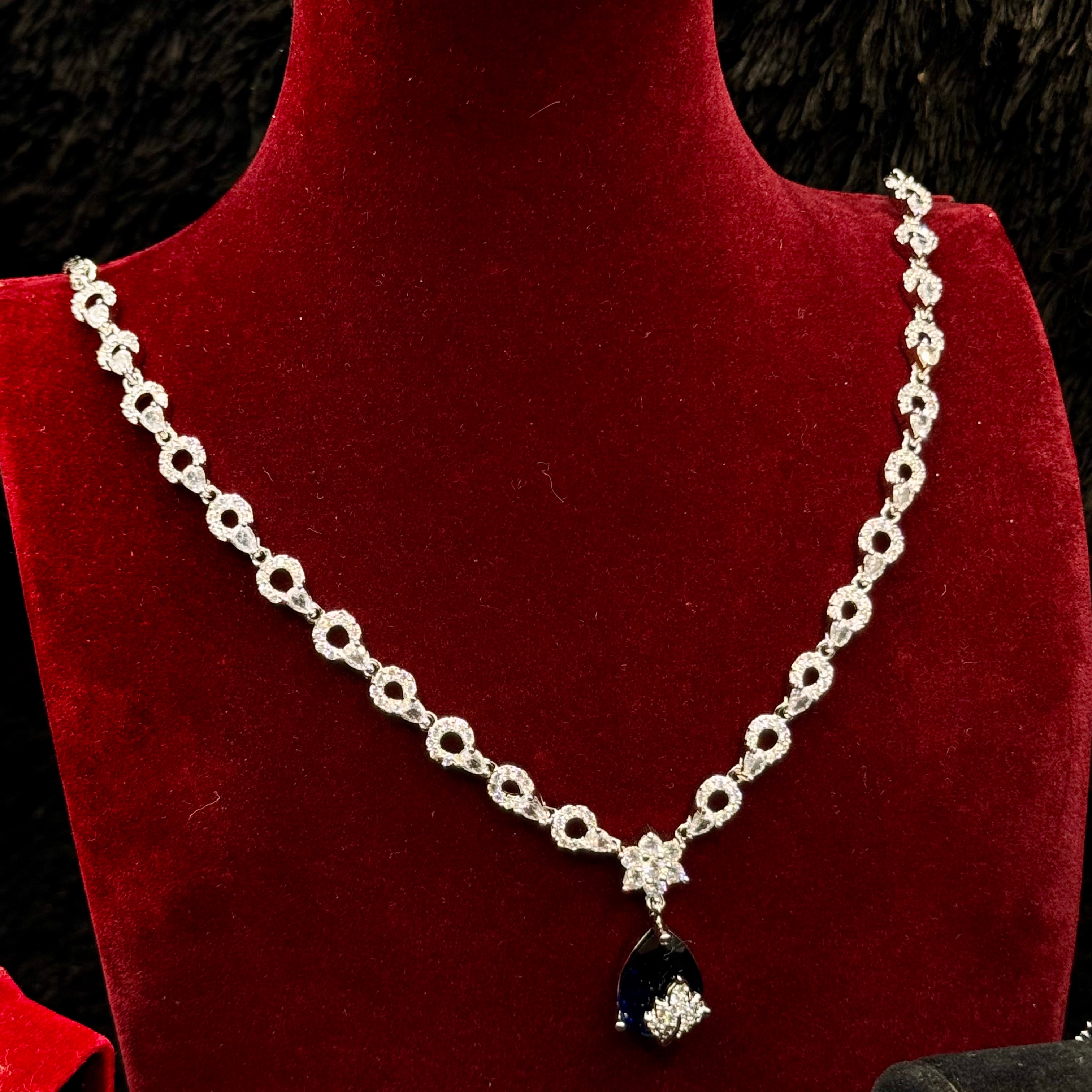Indian AD Cubic Combo Jewelry Set