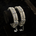 Cubic Zircon Openable Bangles