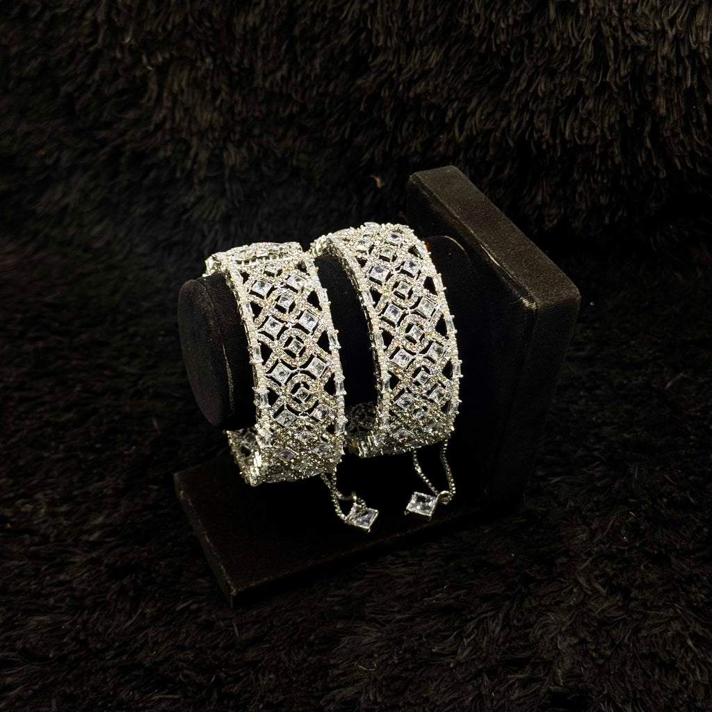 Zircon Style Openable Bangles