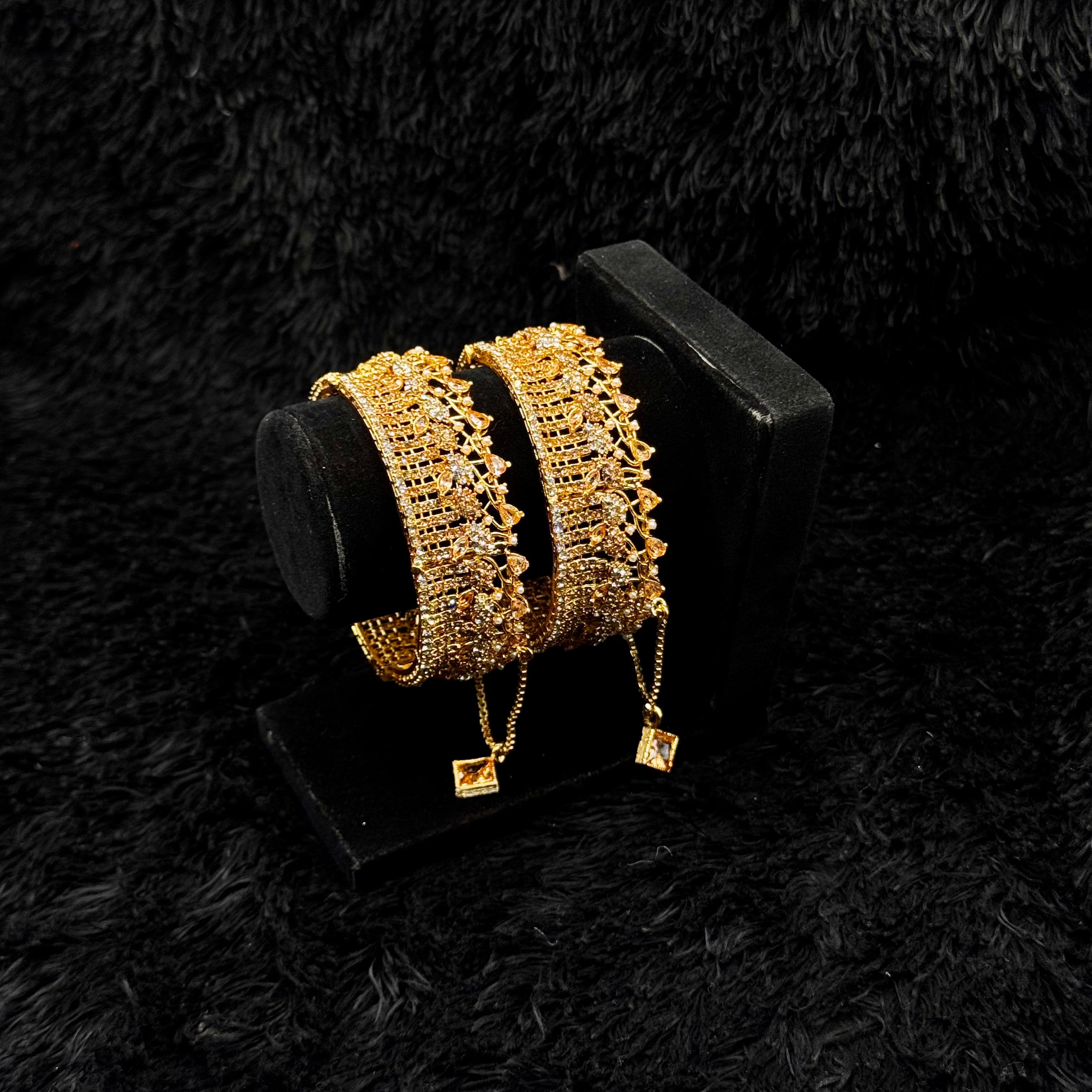 New Cutwork Cubic Openable Bangles