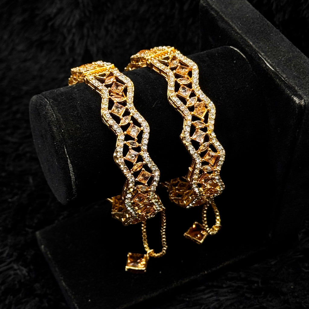 New Ziczac Cubic Openable Bangles