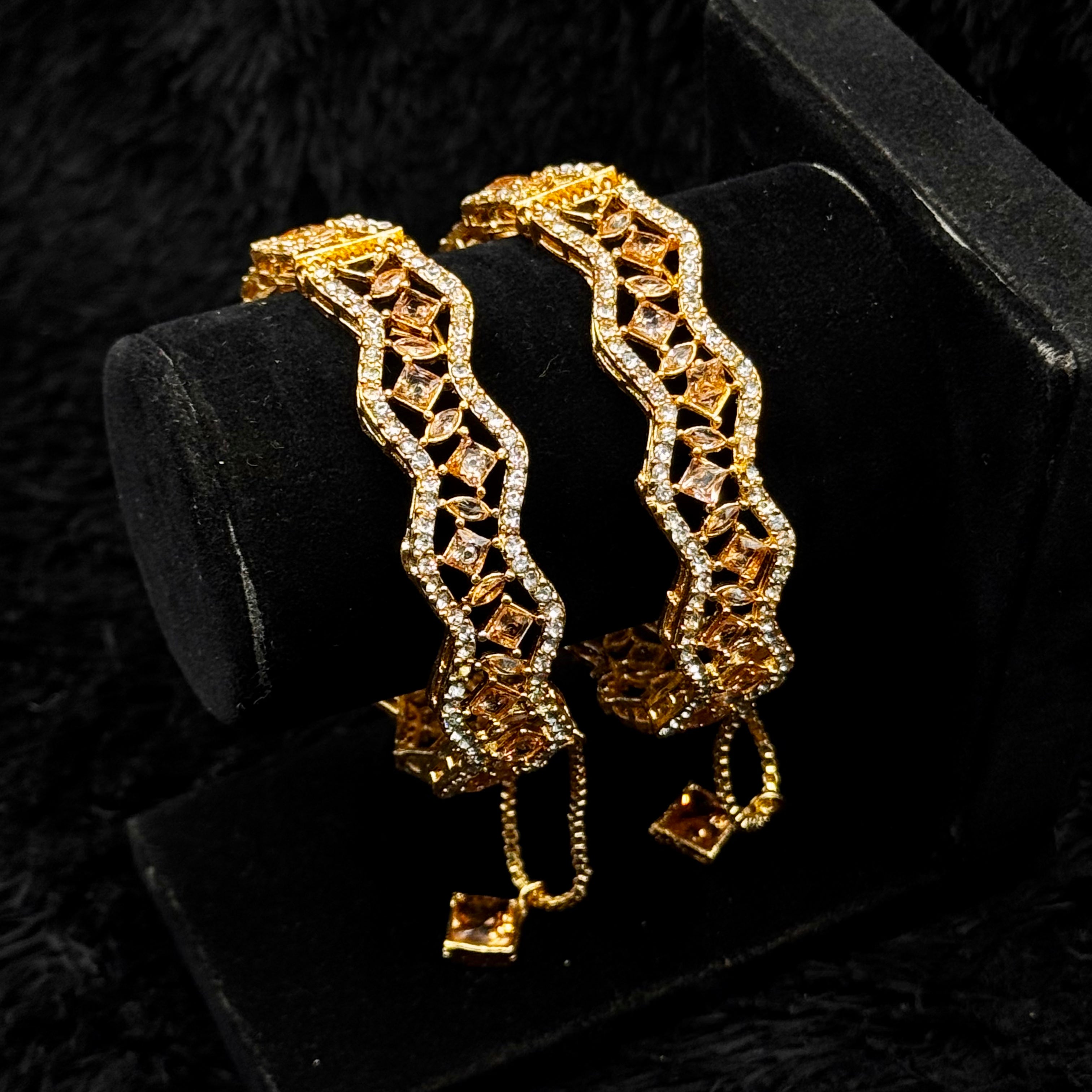 New Ziczac Cubic Openable Bangles