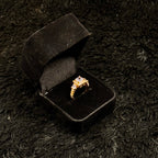 Sparkling Zircon Adjustable Rings