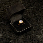 Sparkling Zircon Adjustable Rings