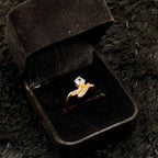Sparkling Zircon Adjustable Rings