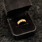 Sparkling Zircon Adjustable Rings
