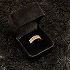 Sparkling Zircon Adjustable Rings