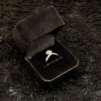 Sparkling Zircon Adjustable Rings