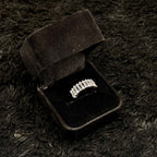 Sparkling Zircon Adjustable Rings