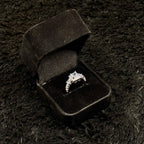 Sparkling Zircon Adjustable Rings