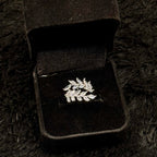 Sparkling Zircon Adjustable Rings