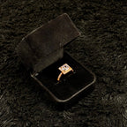 Sparkling Zircon Adjustable Rings