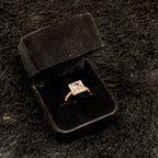 Sparkling Zircon Adjustable Rings