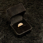 Sparkling Zircon Adjustable Rings