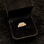 Sparkling Zircon Adjustable Rings