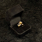 Sparkling Zircon Adjustable Rings