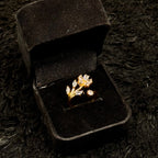 Sparkling Zircon Adjustable Rings