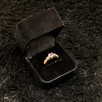 Sparkling Zircon Adjustable Rings