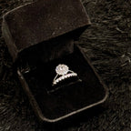 Sparkling Zircon Adjustable Rings