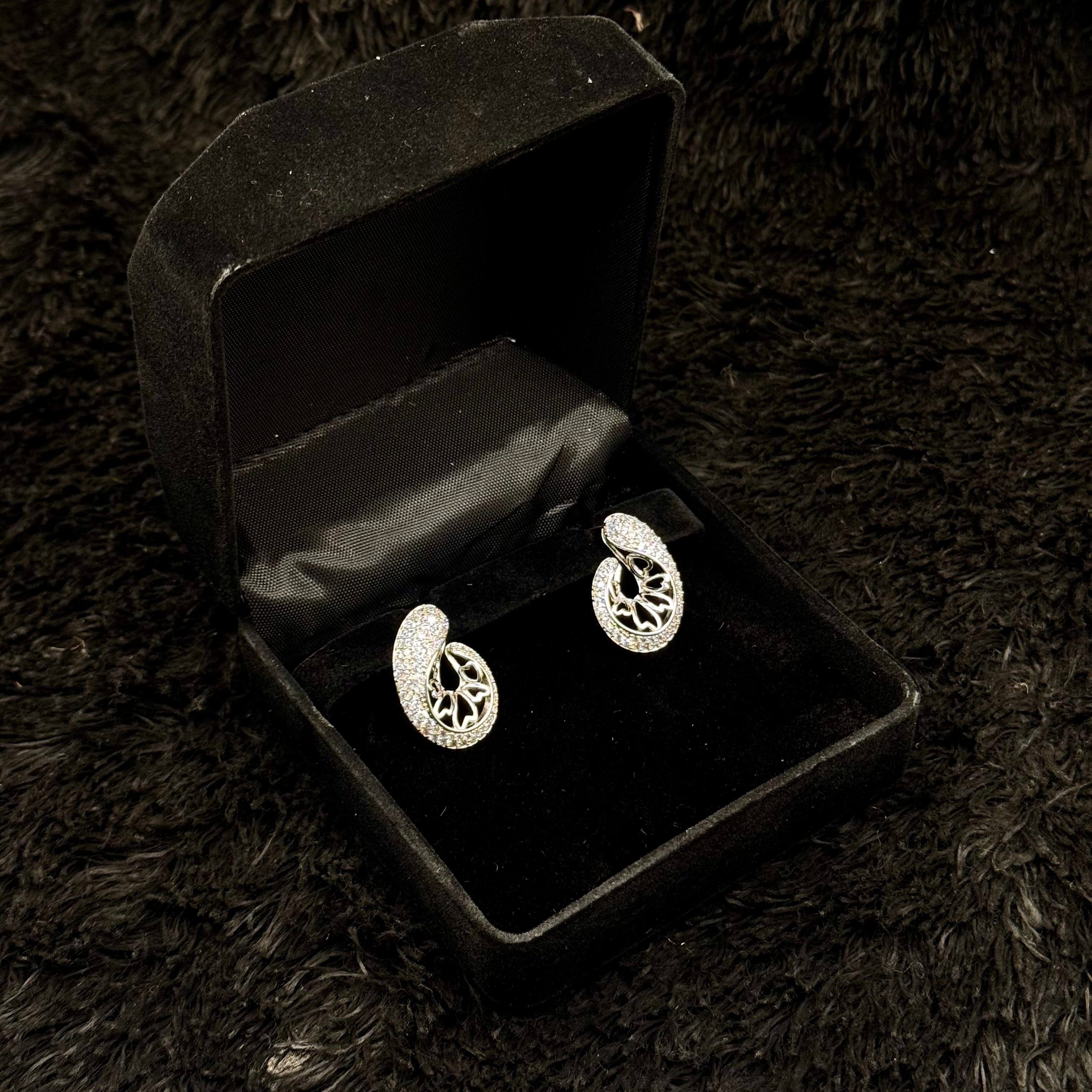Elegant Silver Stud Earrings