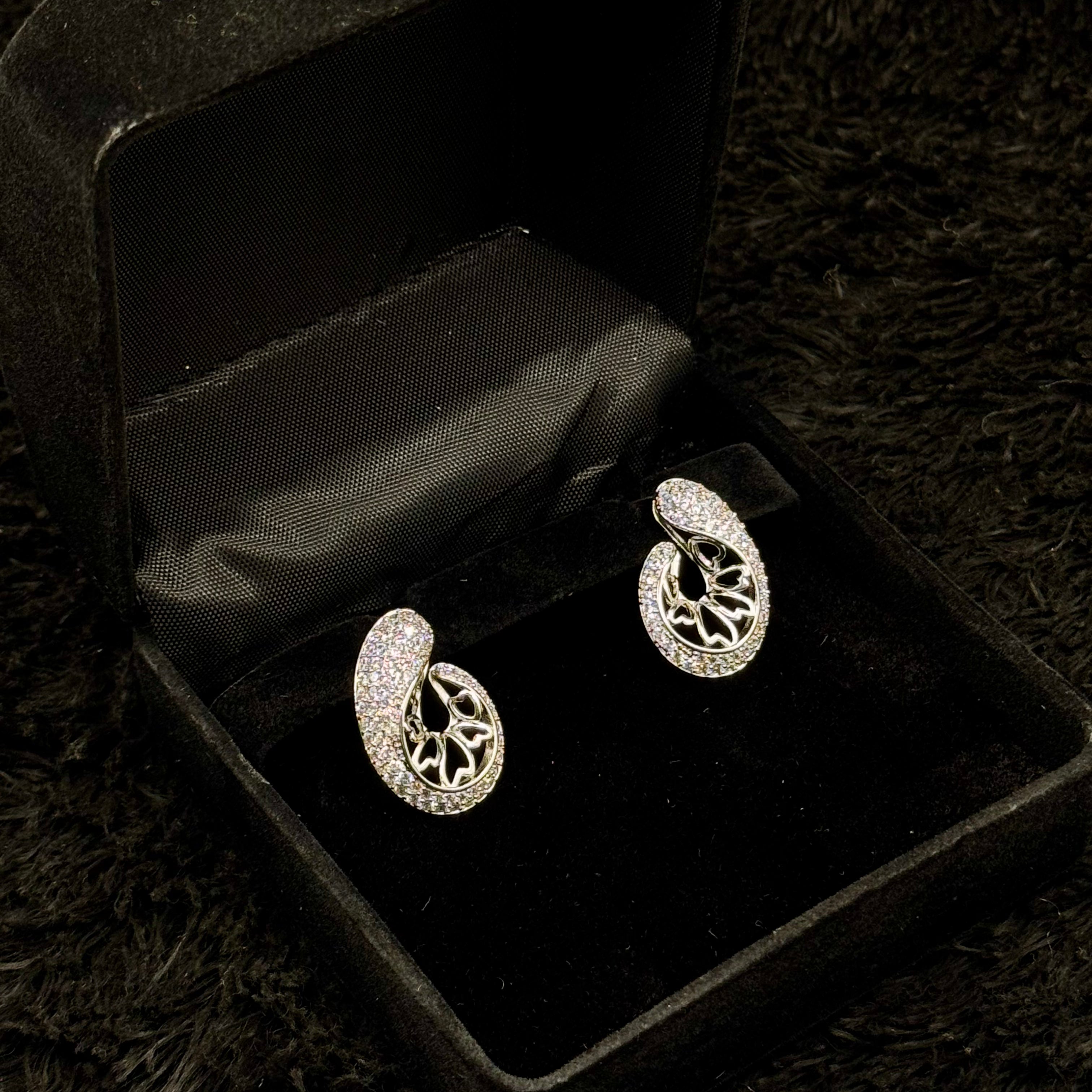 Elegant Silver Stud Earrings
