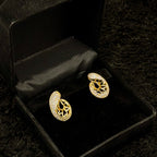 Classic Golden Stud Earrings