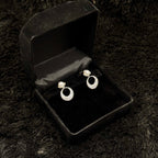 Stylish Silver Pearl Stud Earrings