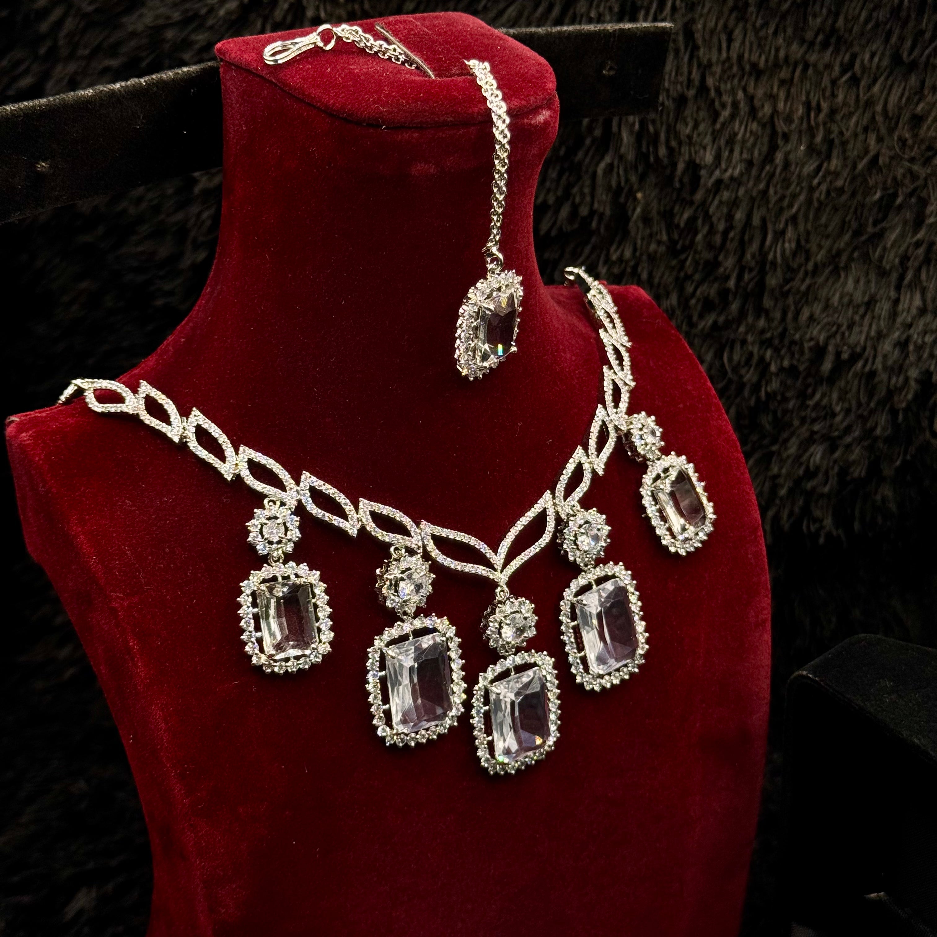 Original Indian Cubic Jewelry Set