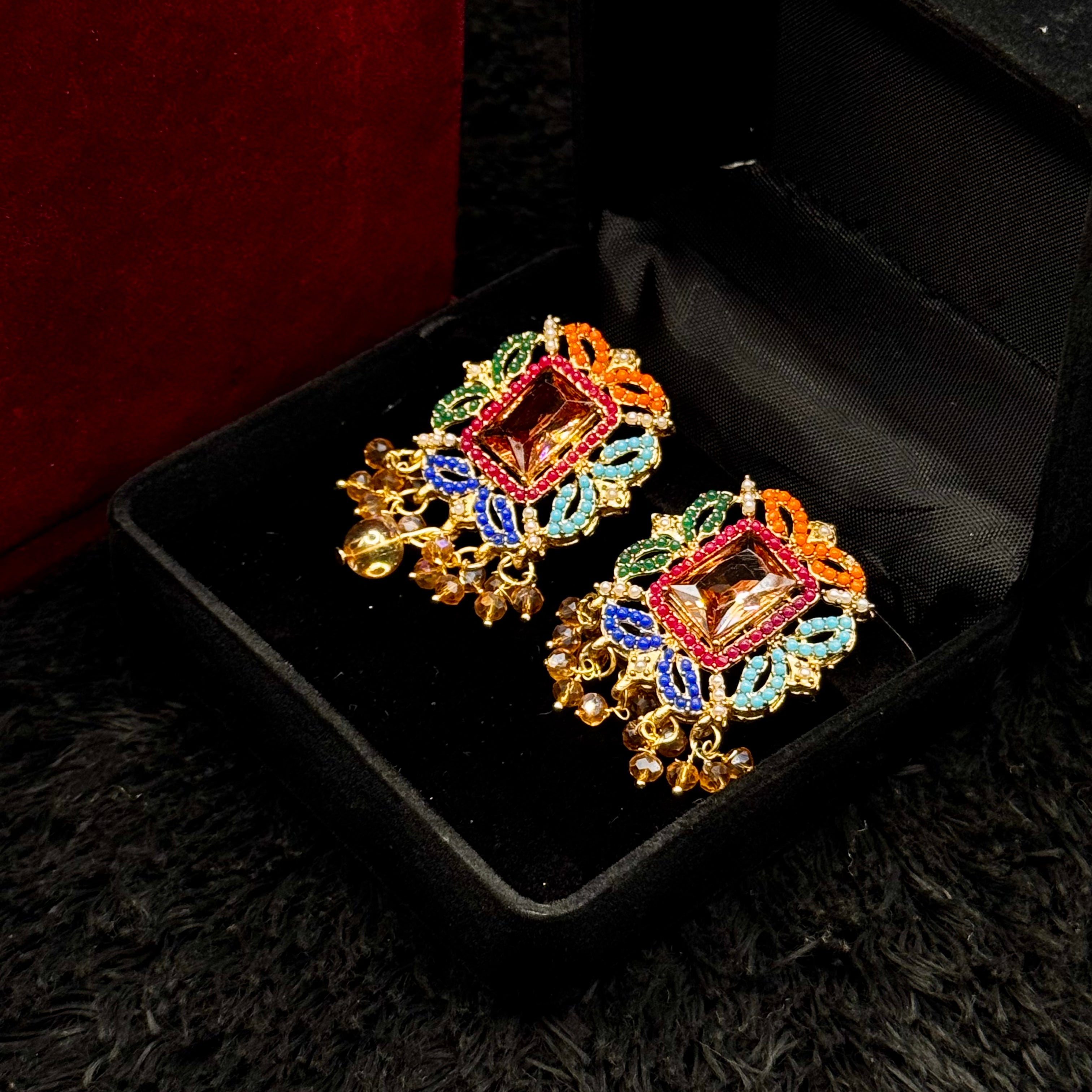 Elegant Multi Stone Noratan Set