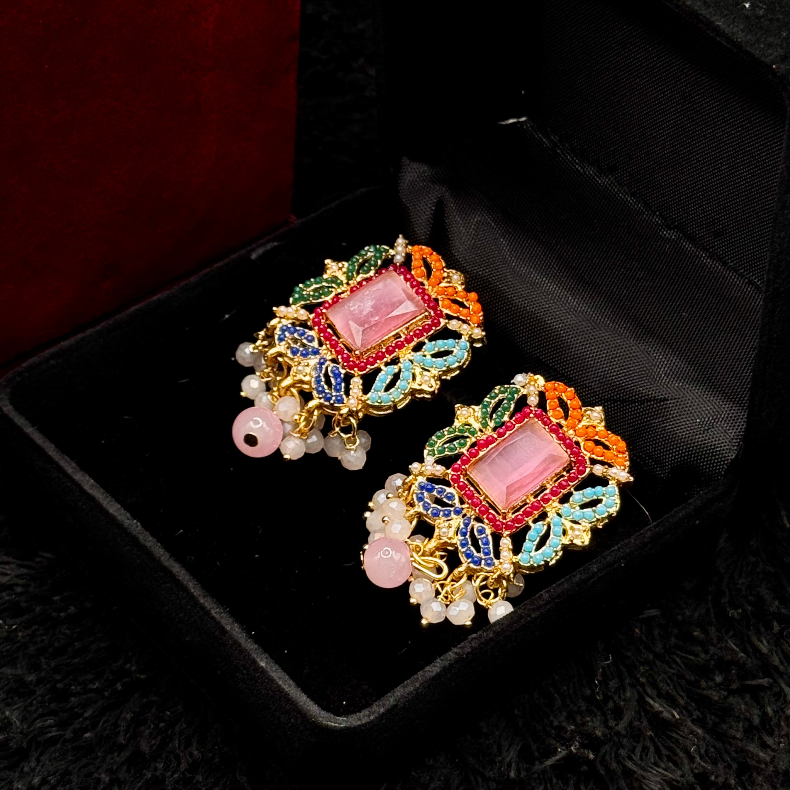 Elegant Multi Stone Noratan Set