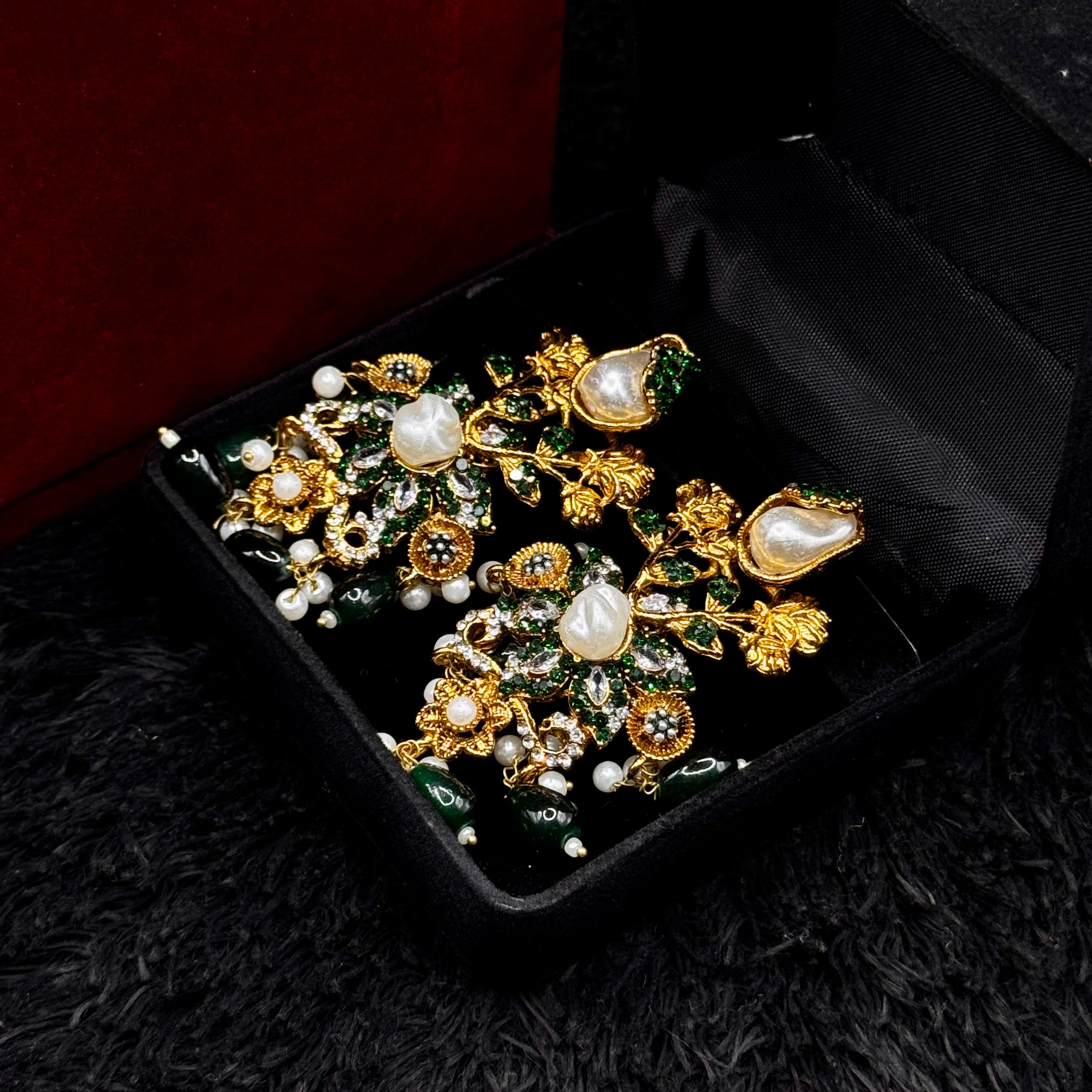 Rajwadi Mother of Pearl Jewelry Set