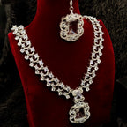 Elegant Silver Fancy Mala Set