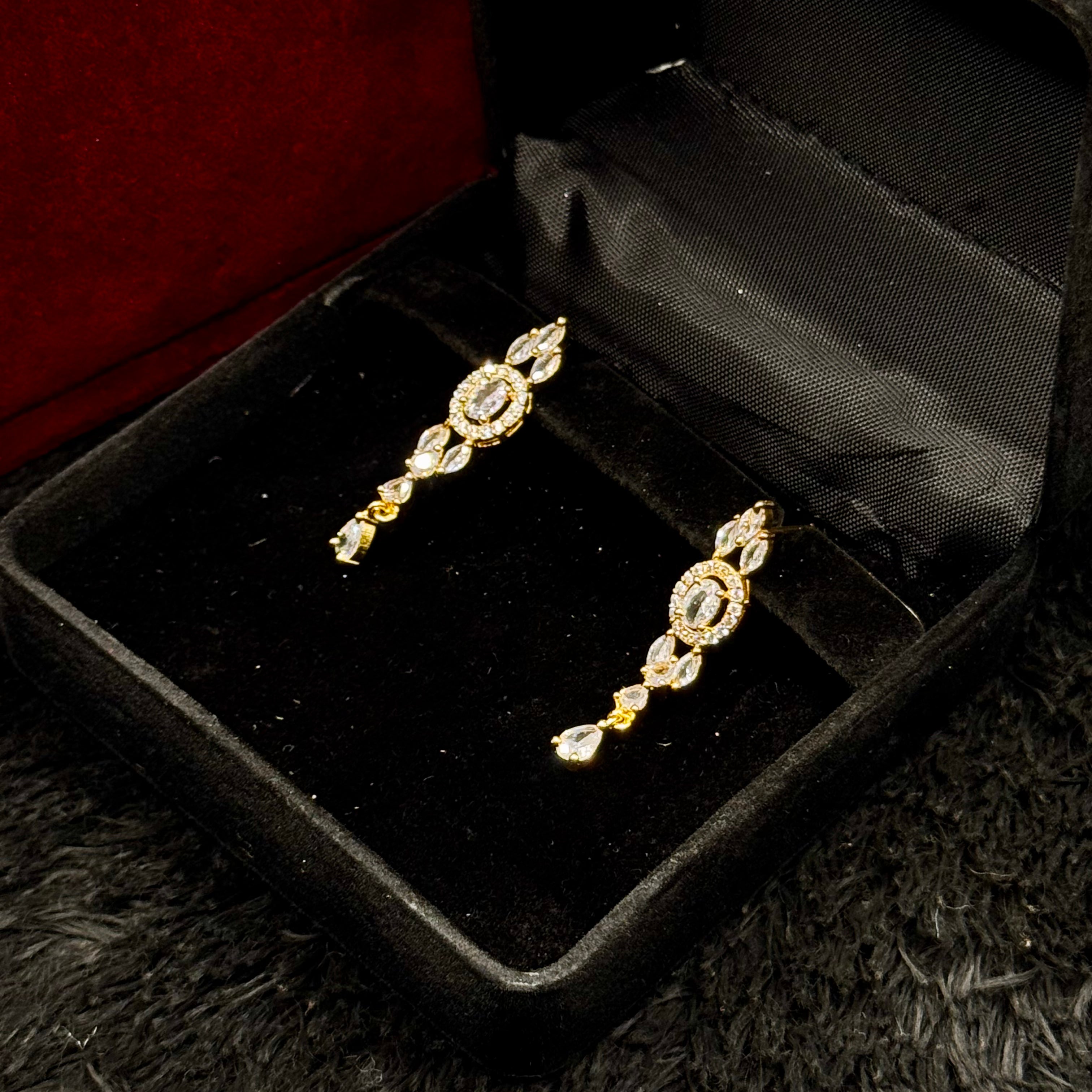 Stunning Indian Zircon Jewelry Set