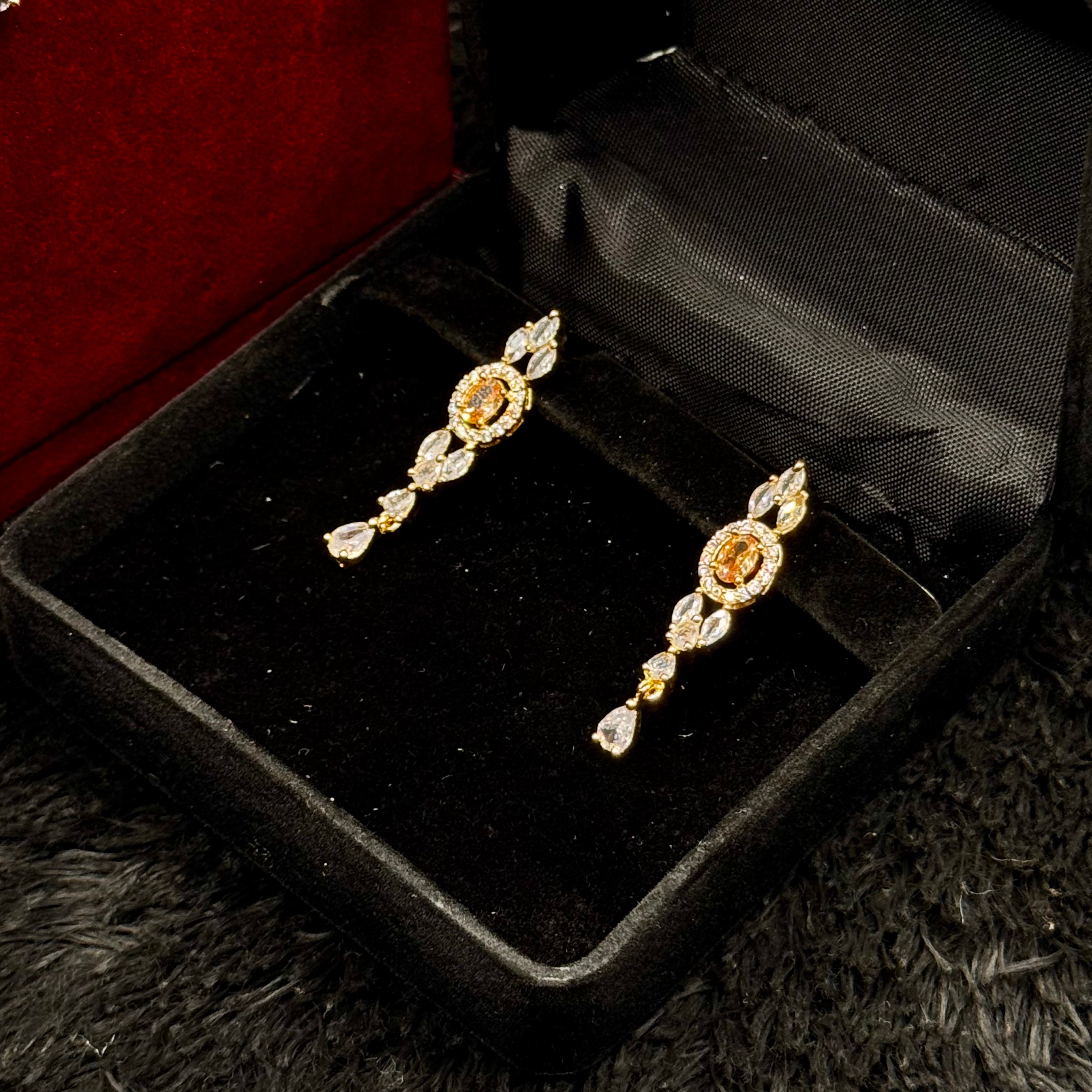 Stunning Indian Zircon Jewelry Set