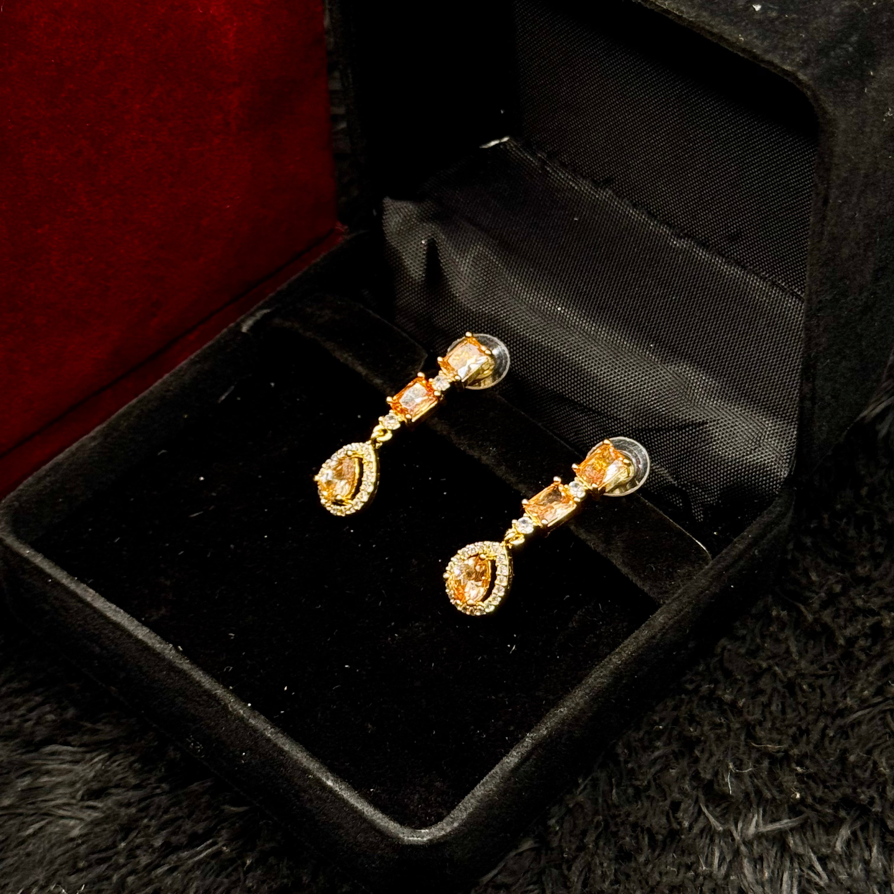 Stunning Indian Zircon Jewelry Set