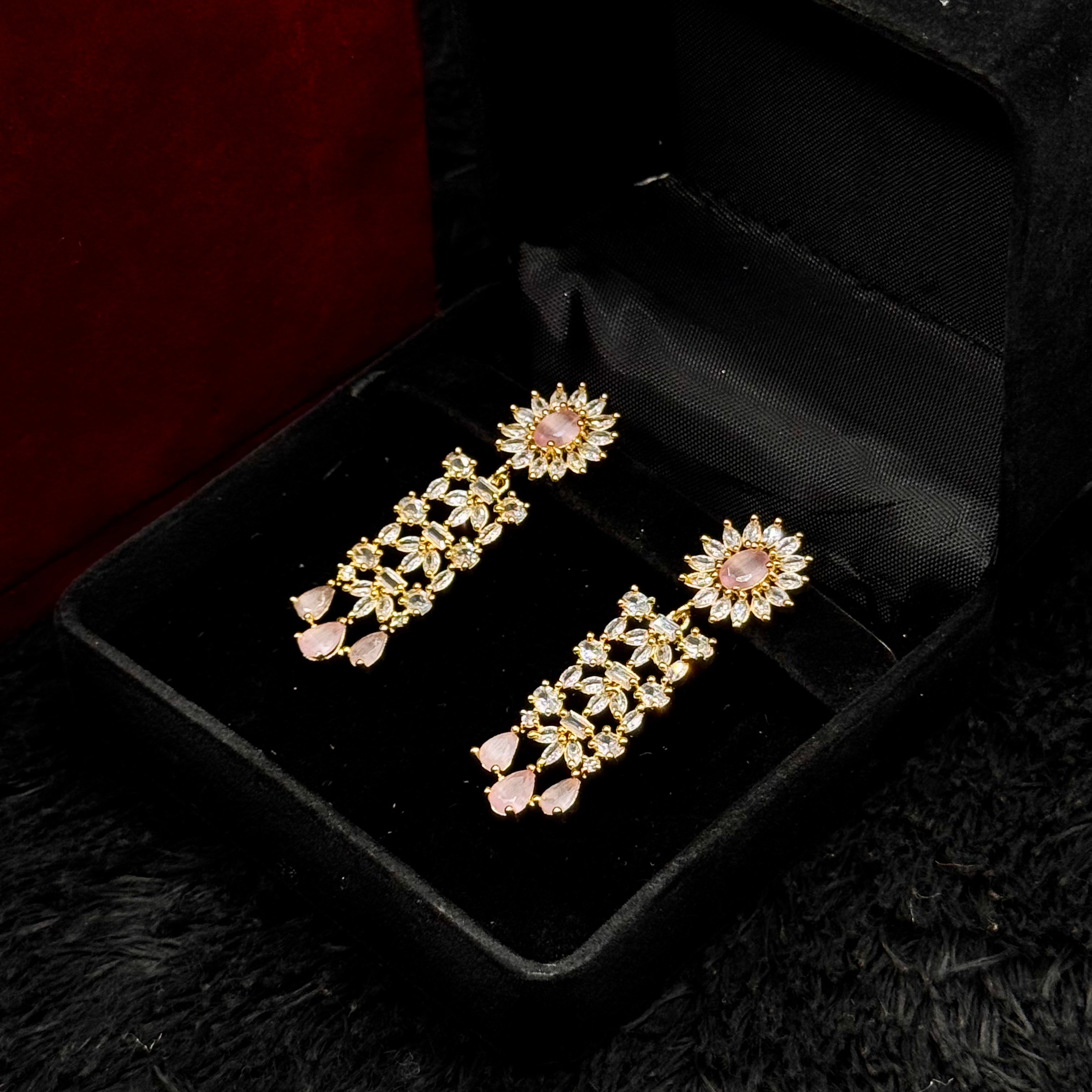 Elegant Indian Cubic Jewelry Set