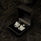 Elegant Indian Style Earrings (green)