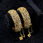 Elegant Zircon Cubic Openable Bangles