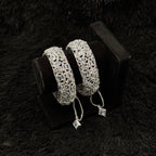 Elegant Zircon Cubic Openable Bangles