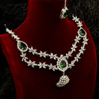 Stunning Double Line Cubic Jewelry Set