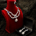 Elegant Double Line Cubic Jewelry Set
