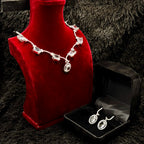 Elegant Cubic Zircon Necklace Set